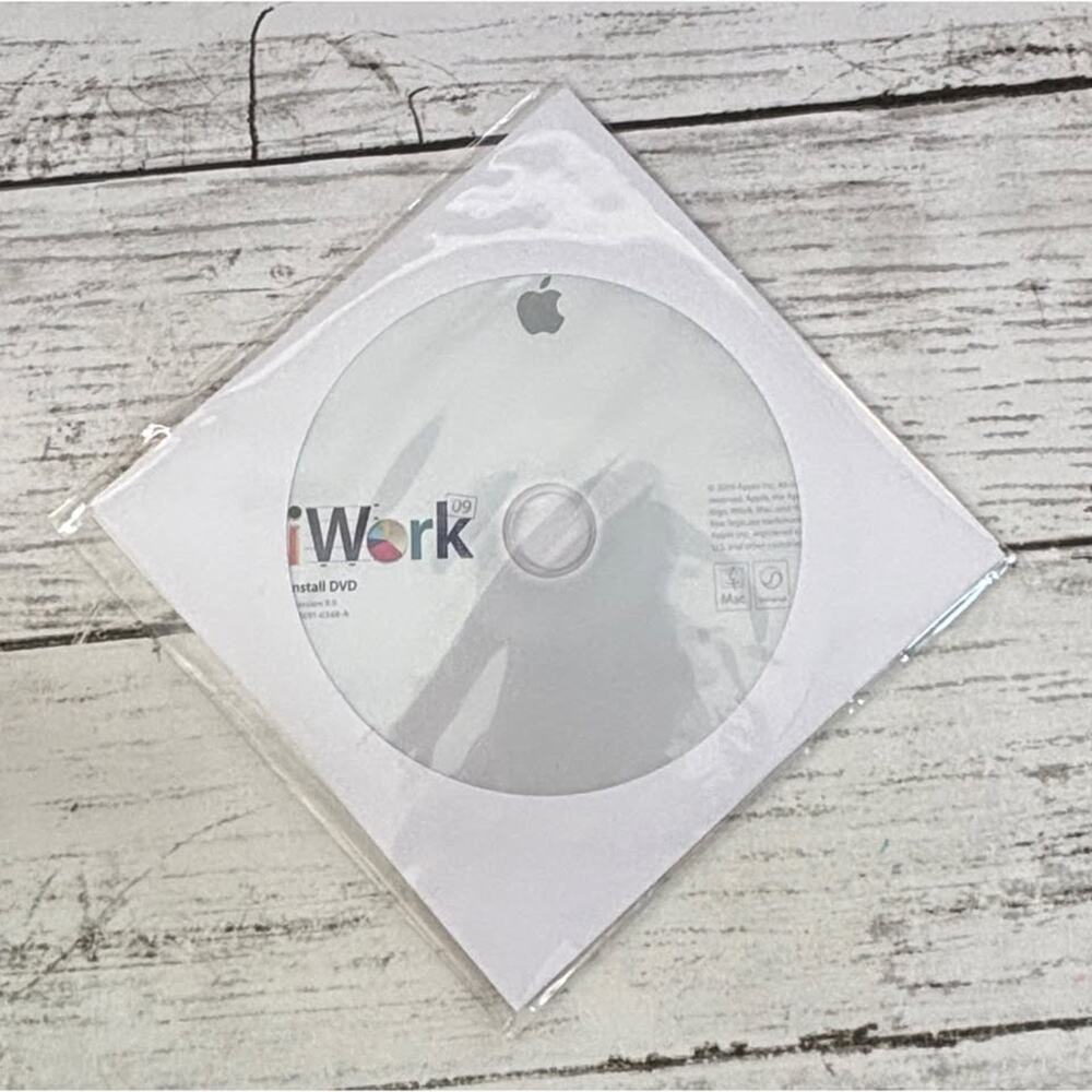Apple iWork 2009 Install DVD (Sealed)